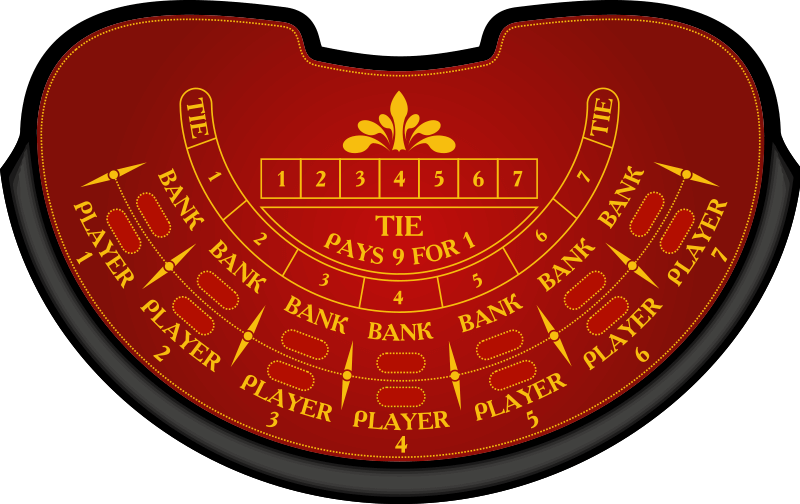 baccarat table